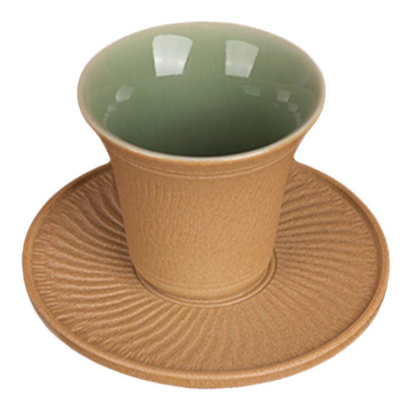 龙泉创意跳刀复古风陶瓷主人茶杯