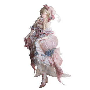 莫奈的后花园 3分BJD女娃官服 无尽夏 海德菈紫阳舞曲套装GEM娃衣