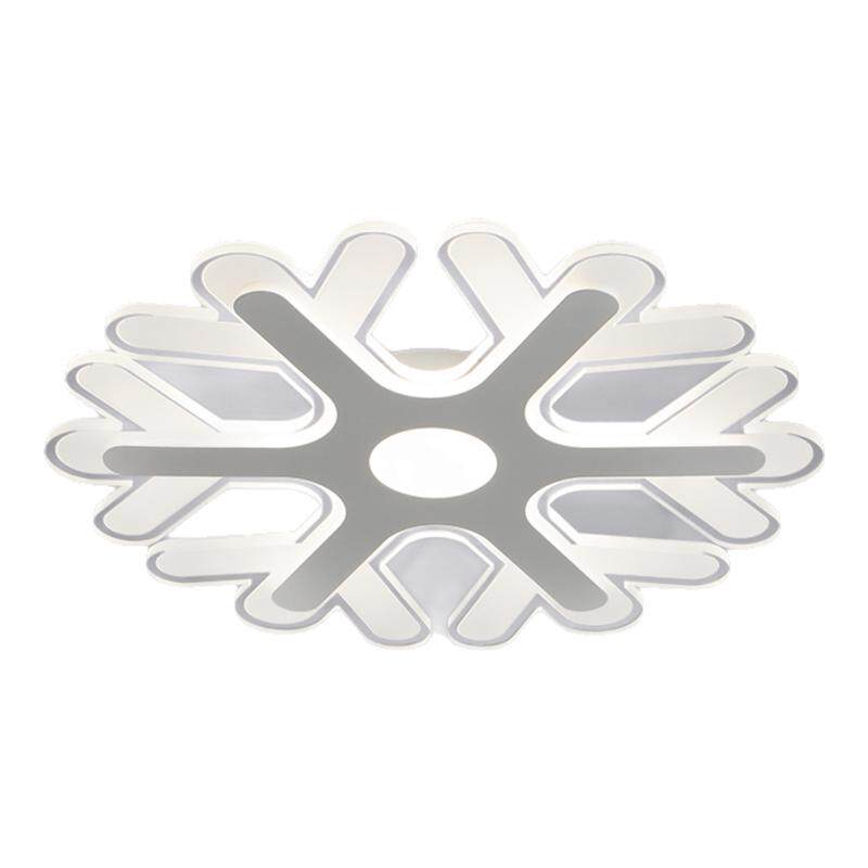 超薄卧室吸顶灯低楼层雪花房间灯