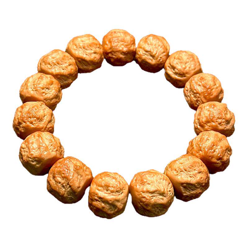 龙蛇之变猴头手串高端高品质小尺寸文玩核桃雕刻精品男士手链男款