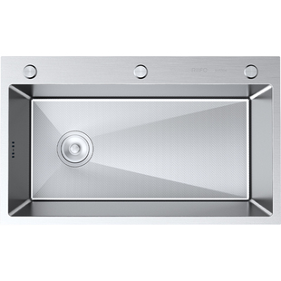 日丰水槽大单槽厨房洗碗槽洗菜盆304不锈钢水槽多功能台下盆水池