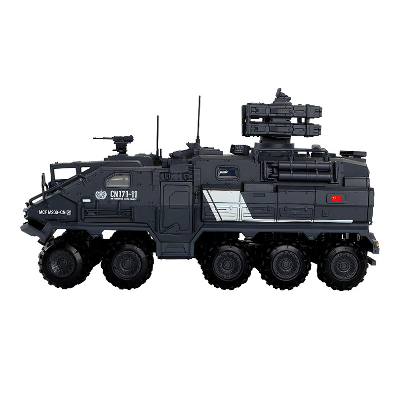 正版流浪地球运兵车轮式装甲运载车合金模型电影行星发动机工程车