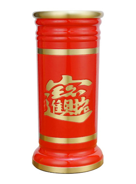 纯铜香筒家用装香筒放香存香插香桶财神线香供佛香桶佛堂佛具用品