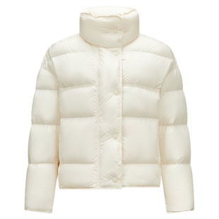 森马羽绒服女鹅绒三防oversize冬季2025新款立领龟背面包服小个子