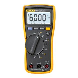 福禄克Fluke高精度万用表F115C/F116C/F117C有效值手持数字多用表