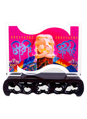 裕善缘正品李居明正堂八运吉祥物大爱染牌爱神水晶台座家摆件