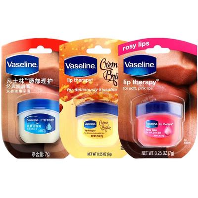 凡士林防干裂原味花蕾焦糖润唇膏