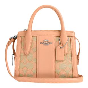COACH 蔻驰 Andrea Mini Carryall Bag 女士斜挎包单肩包戴妃包