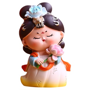 河南洛阳文创纪念品唐朝仕女桌面摆件特产伴手礼物中国风特色礼品