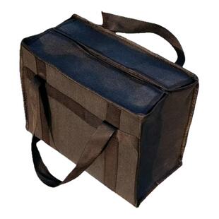 定制拉链带盖加厚耐磨帆布工具包大容量手提维修工具包音箱收纳包