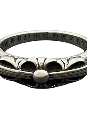 s925纯银克罗伈复古小号守护者戒指男女欧美个性嘻哈小众指环潮牌