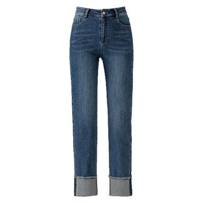 直筒牛仔裤小个子2025新款烟管裤