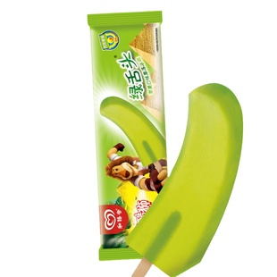 【5支】和路雪麦酷狮绿舌头雪糕冰淇淋 菠萝喳喳果冻冰棍苹果味