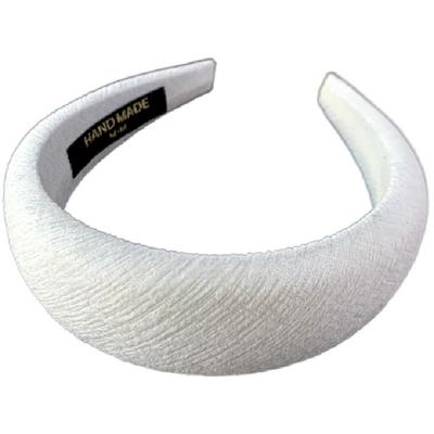 温柔高级感白色高颅顶发箍显脸小