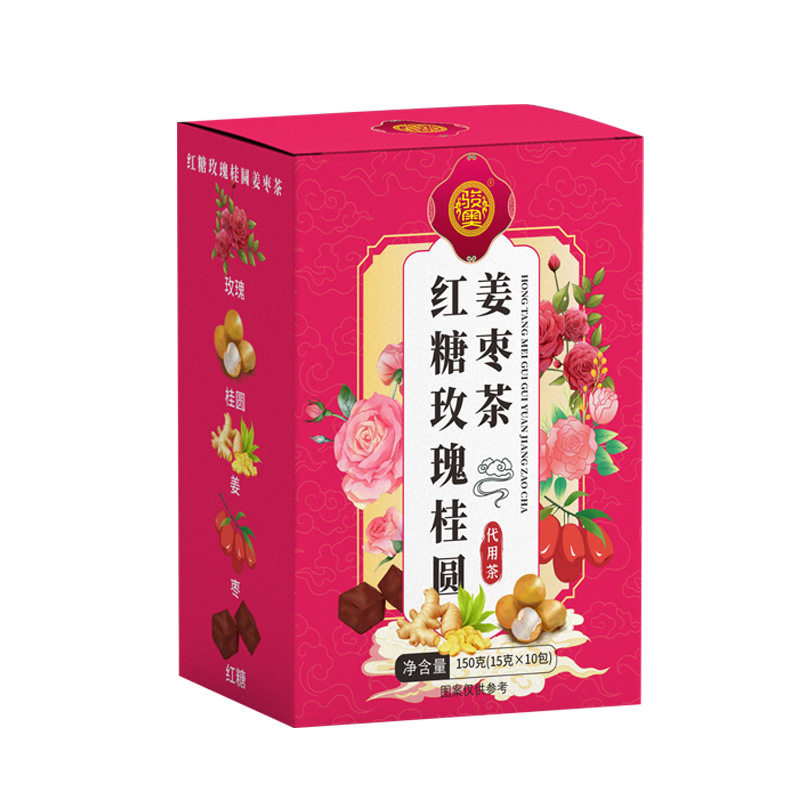 红糖姜枣玫瑰养生茶150g袋装