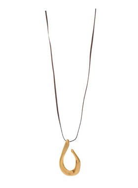 合金复古做旧圆环长款项链女合金