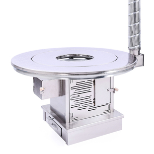不锈钢柴火炉灶灶家用农村柴火取暖炉回风炉柴煤两用烤火炉子烧柴