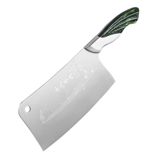 十八子作砍骨刀 家用菜刀厨房切片切菜切肉斩骨不锈钢剁骨刀阳江