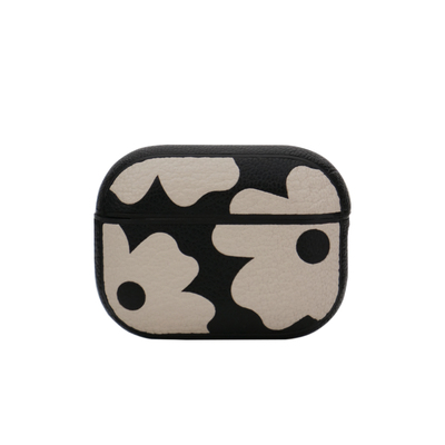 里面LM｜山茶花系列真皮AirPods123代AirPodspro123代耳机壳定制保护套刻字定制可爱卡通不撞壳小众治愈情侣