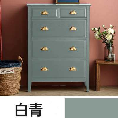 家具水性木器漆旧柜子翻新改色漆木头木漆自刷无味旧衣柜油漆