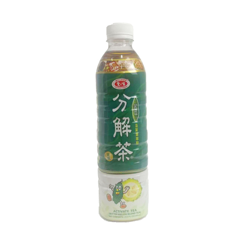 爱之味分解茶苦瓜茶590*4瓶 中国台湾饮料去腻解馋双纤0脂无糖