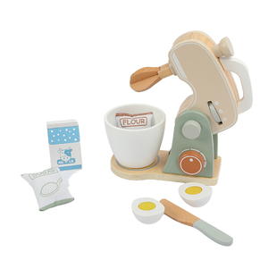 菲加尼过家家厨房玩具儿童木质仿真咖啡机宝宝做饭小厨具女孩礼物