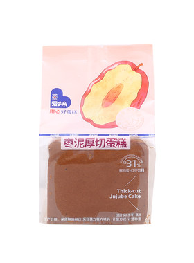 爱乡亲枣泥蛋糕切块枣糕面包整箱早餐休闲零食品糕点老式休闲零食