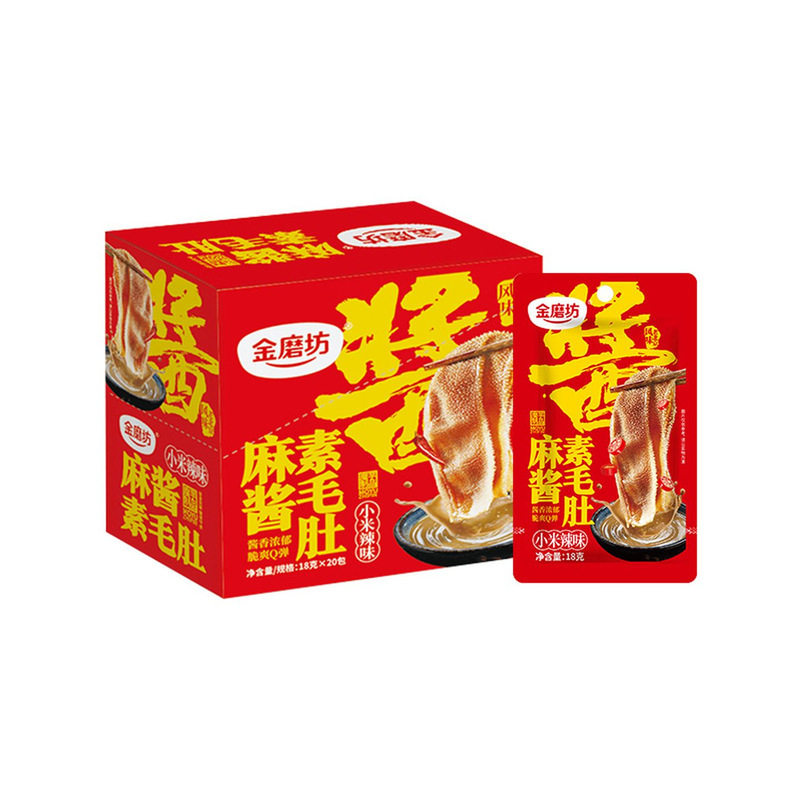 麻酱素毛肚金磨坊魔芋巨好吃零食