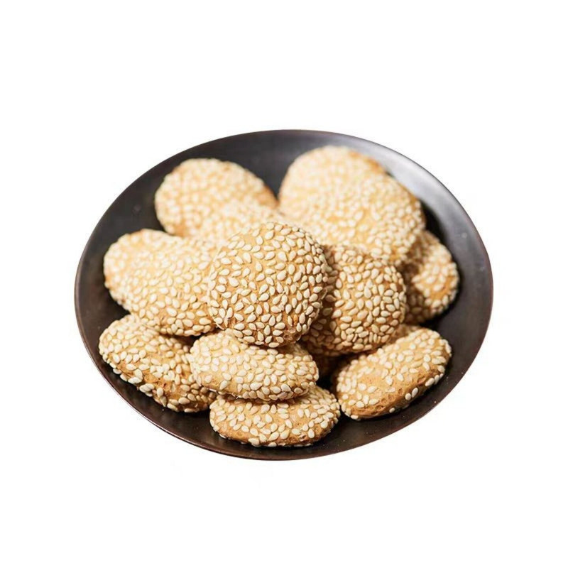 南通特产麻饼金-钱饼白芝麻饼中式传统糕点老式零食儿时小吃 包邮