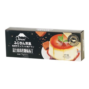 哆瑞咪富士山冻樱花布丁芝士焦糖味果冻休闲网红零食日式甜品小吃