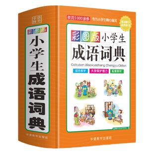 彩图版小学生成语词典小学多功能大全大字本四字彩图彩色版小学生大词典儿童训练大字典解释精装硬壳语文工具书教辅
