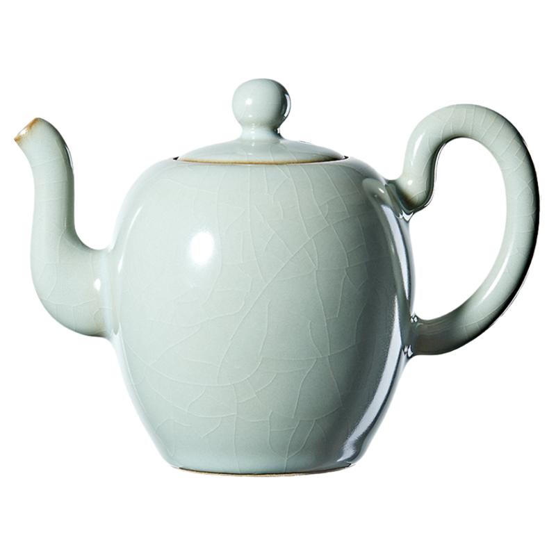 雅瓷汝窑美人肩公道杯分茶器天青