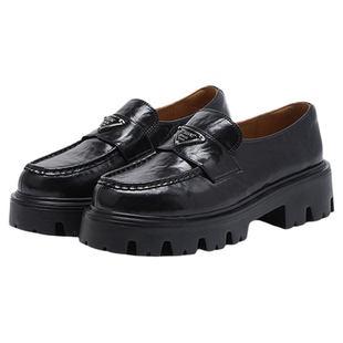 星期六女鞋厚底增高乐福鞋2026春款粗跟不累脚英伦通勤单鞋轻氧风