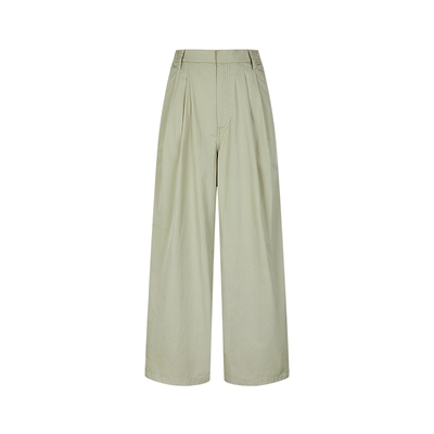 高腰工装LESS棉质休闲裤女