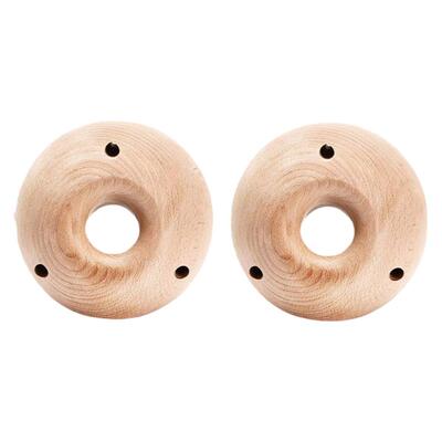 CLBMEYS攀岩指力板家用便携半圆半球室内墙体榉木岩点握力训练器