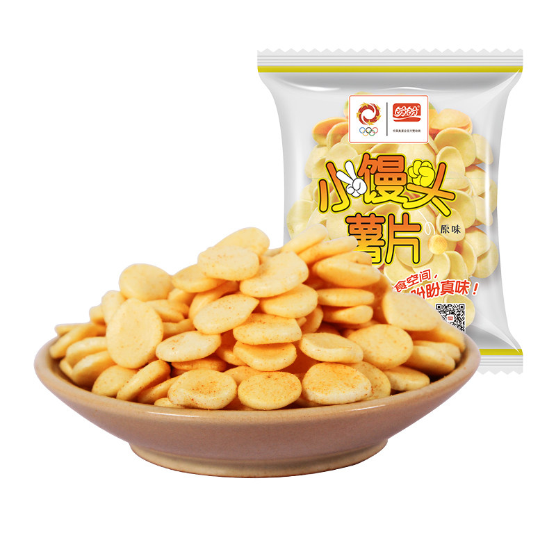 盼盼原味小馒头薯片整箱大份量