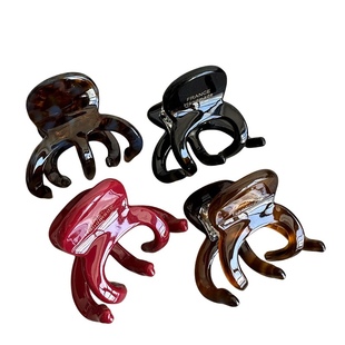 丹麦单！金标France高马尾加厚醋酸小号抓夹高级半扎发南瓜鲨鱼夹