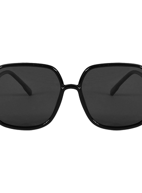 超轻复古大方框近视墨镜大脸男女