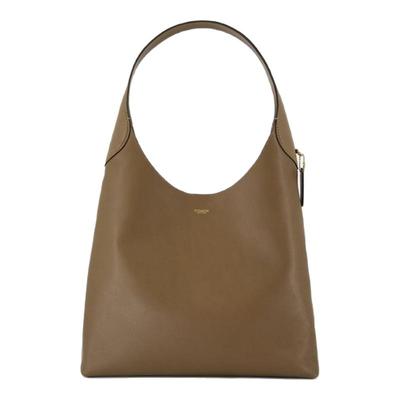 COACH/蔻驰 Brooklyn 39 棕色皮制单肩包