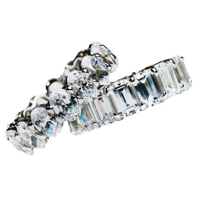 新款现货蛋形排戒情侣款戒指