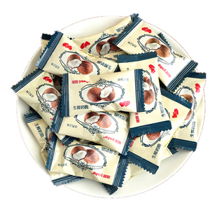 雅客生椰奶脆500g椰肉糖椰汁糖硬糖散装结婚喜糖果椰子糖甜蜜零食