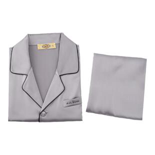 美标真丝睡衣重磅19姆米女两件套装夏季可外穿短袖桑蚕丝家居服