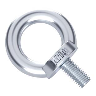 国标镀锌吊环螺丝螺母船用配件加长圆环起重吊螺栓环形O型吊丝O形