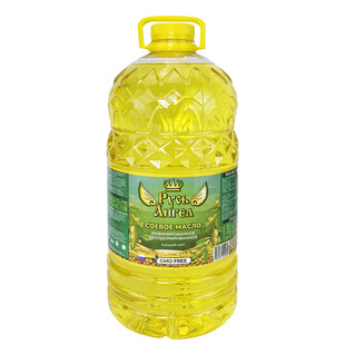 俄罗斯进口大豆油罗斯天使植物油浸出精炼非转基因食用油5L