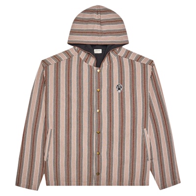 【美国品牌】MALBON × Grateful Dead 26SS联名条纹宽松连帽夹克