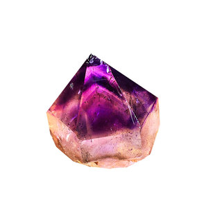 天然超七紫发晶草莓晶骸骨三轮骨干权杖原矿石无打磨金字塔资料库