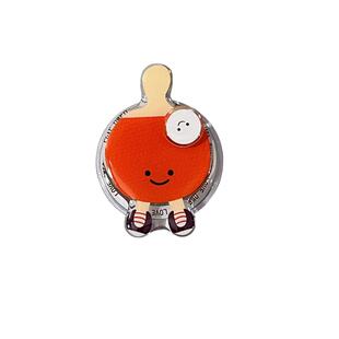 可爱卡通jellycat乒乒球适用Magsafe苹果华为磁吸支架手机背贴气囊懒人可伸缩折叠便携桌面固定强力吸附情侣