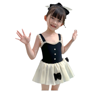 儿童泳衣女童连体公主裙可爱女孩女宝婴幼儿2岁3岁小童宝宝游泳衣