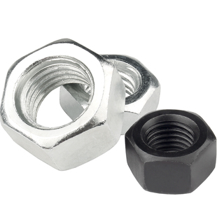 8.8级反牙六角螺母镀锌反丝反扣螺帽左牙左旋螺丝帽M4M5M6M8-M24