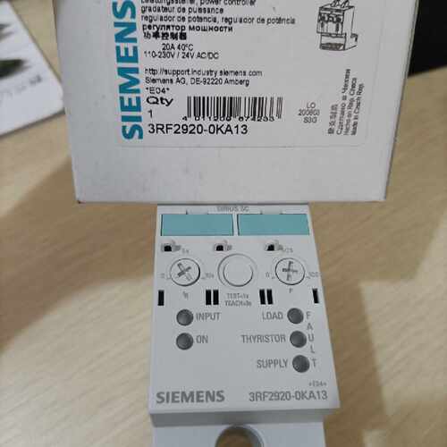 议价3RF2920-0KA13西门子功率控制器全新原装现货包邮